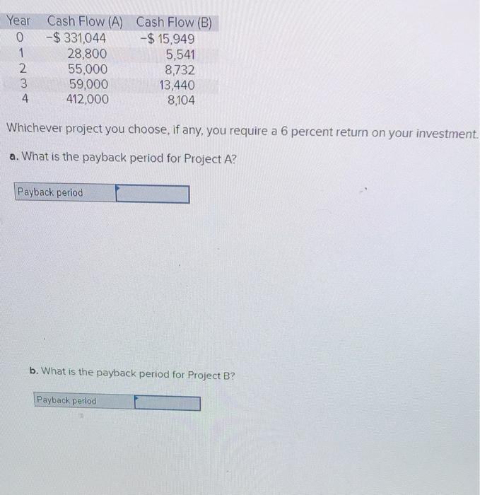 Please answer the questions and explain how you got them! Year Cash