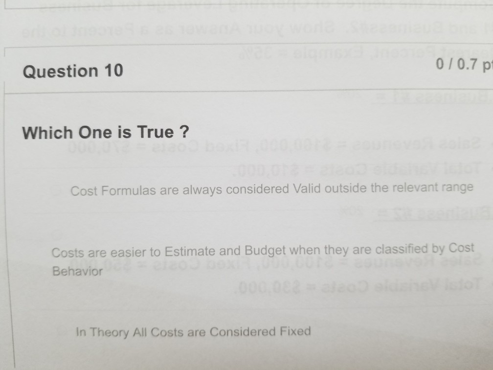 Vary in Total with Changes in the level of Activity or Volume