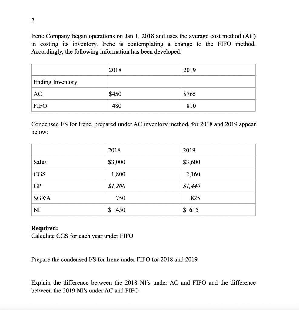 Financial accounting analysis exercise find the solution for better understanding 2-2 2.