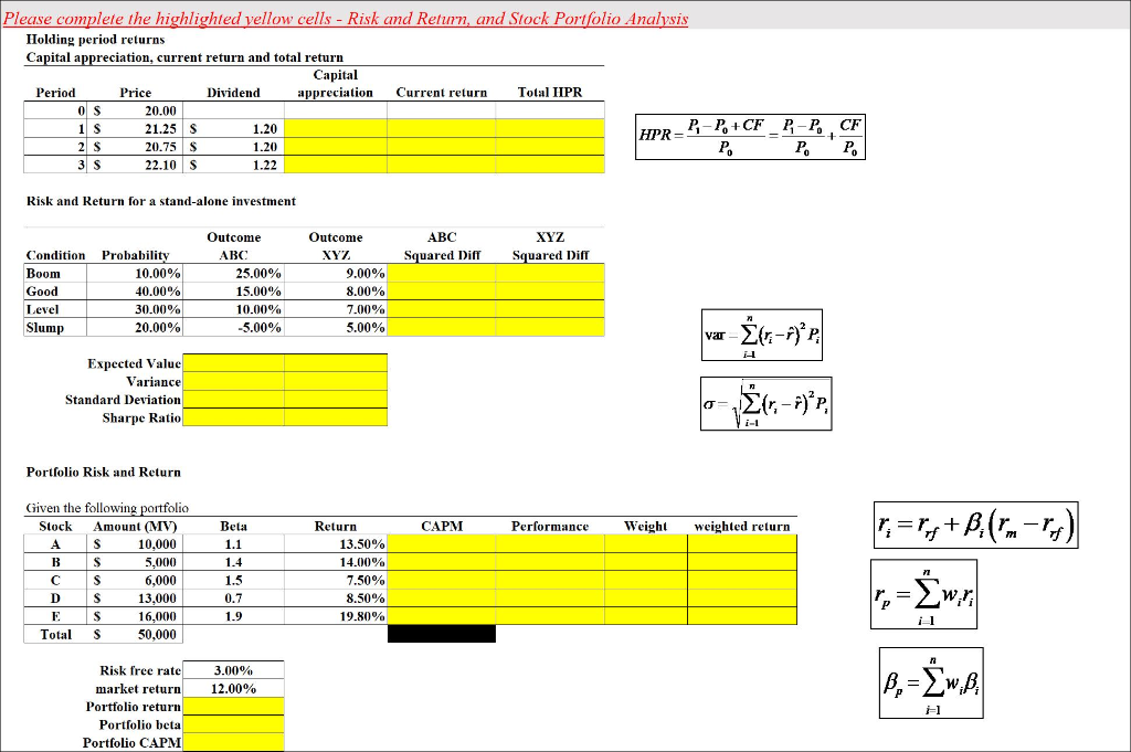 Hi, please answer all the questions. Thank you. Please complete the highlighted