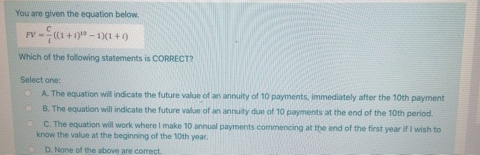You are given the equation below. pv = (1 +1310 1)(1