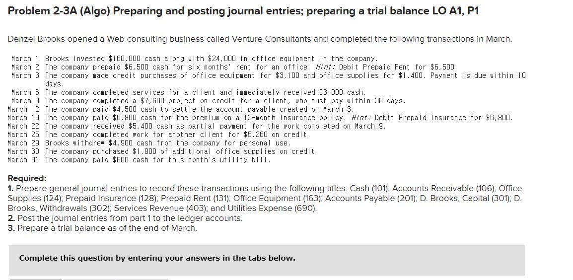 c. The company purchased a portable building with $54,000 cash and moved