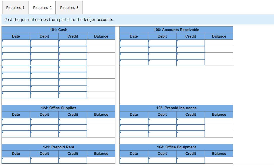 cash for the premium on an 18-month insurance policy. e. The company