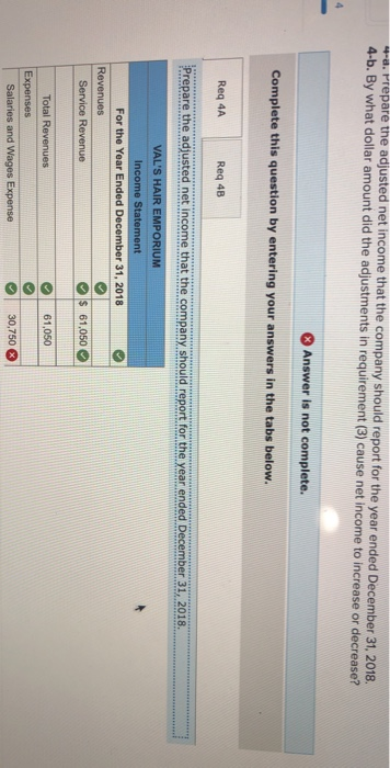 shows what is correct or incorrect for the work you have completed
