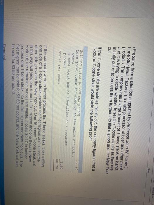  SU E Styles (Prepared from a situation suggested by Professor John