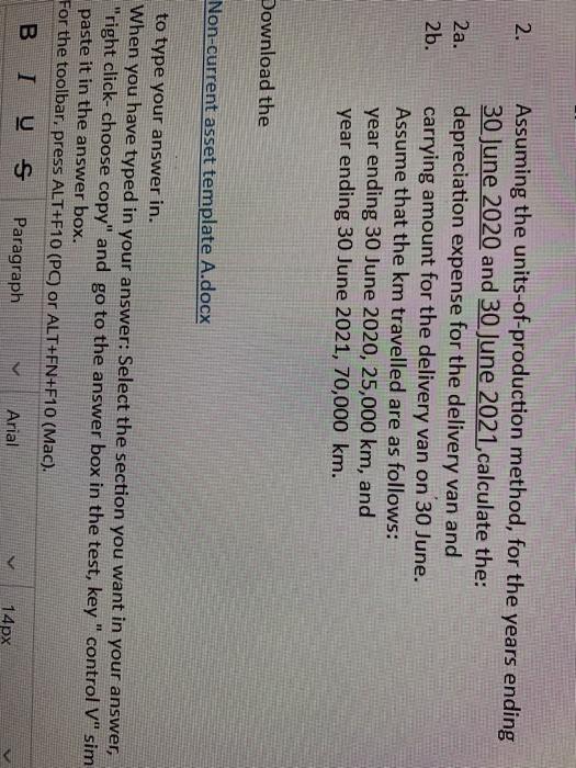 A & Part B Part A The following are expenditures relating to