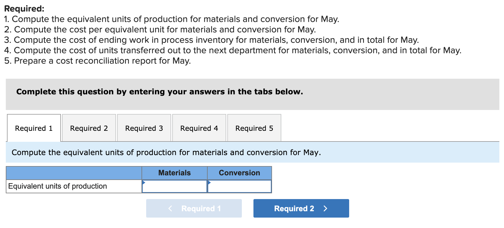 system. It manufactures a caulking compound that goes through three processing stages