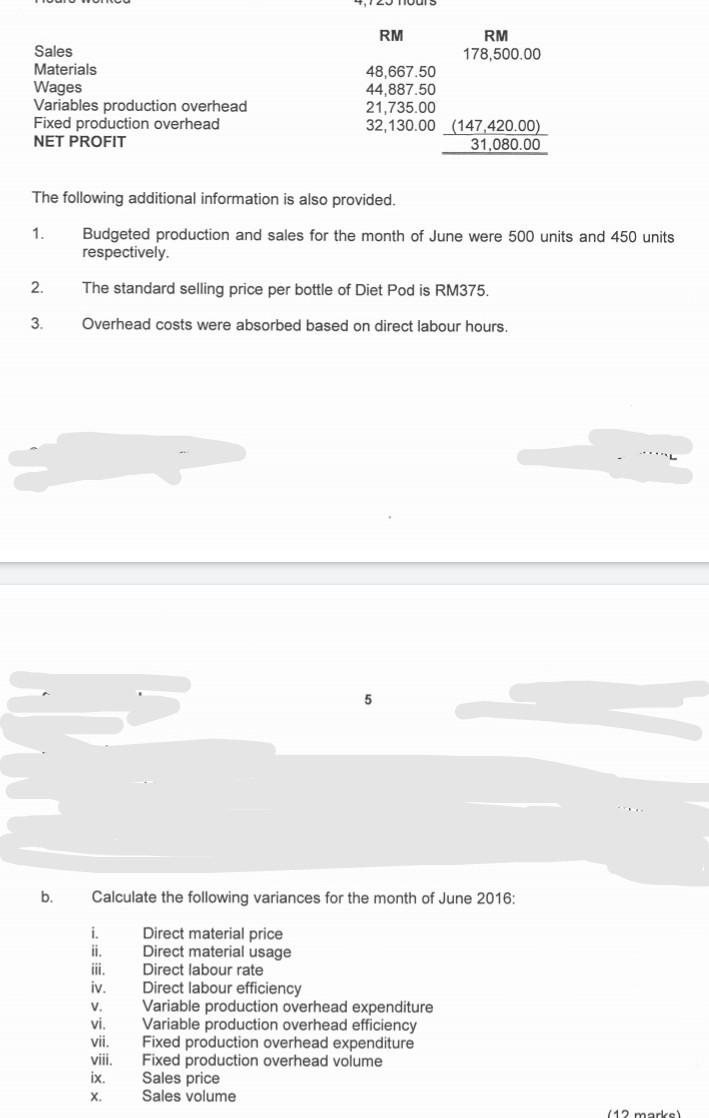 Old MathJax webview Sales Materials Wages Variables production overhead Fixed production overhead