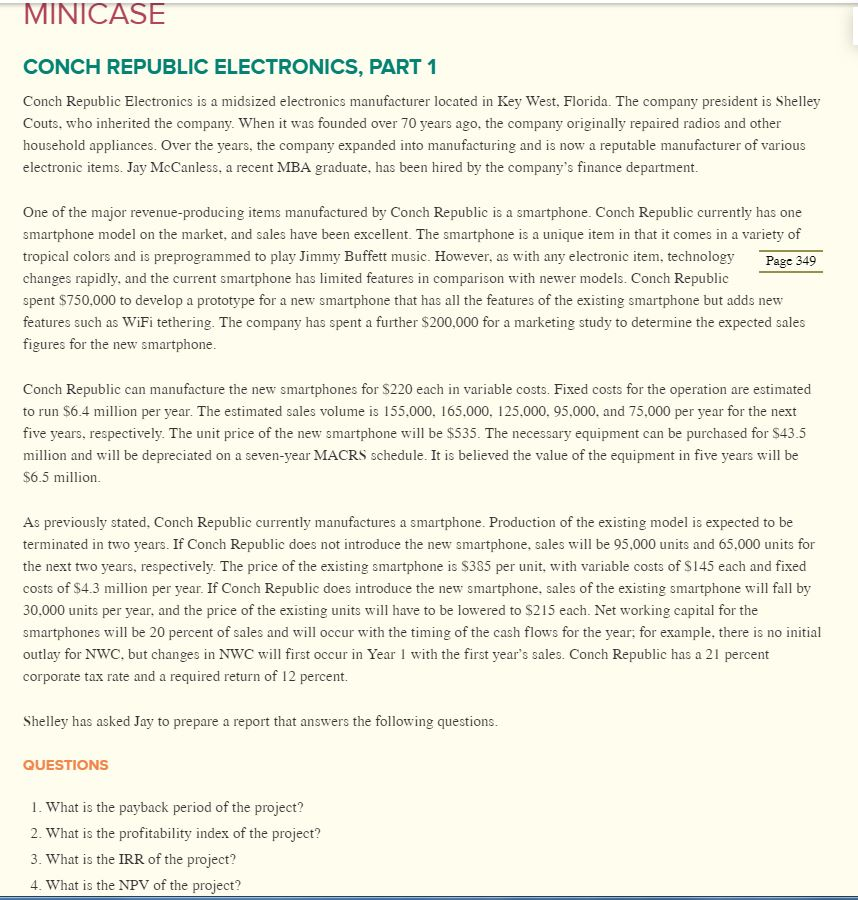  MINICASE CONCH REPUBLIC ELECTRONICS, PART 1 Conch Republic Electronics is a