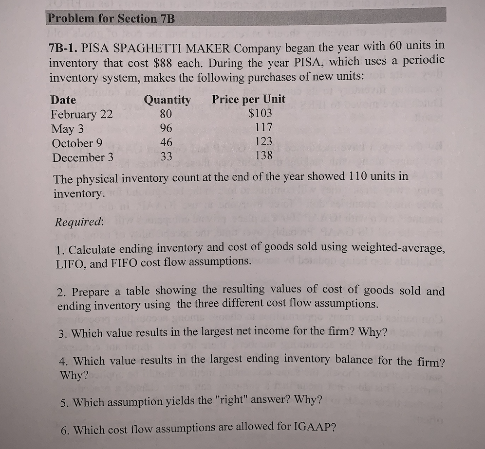 Please answer questions 1-6. and fill out t-charts and table; the
