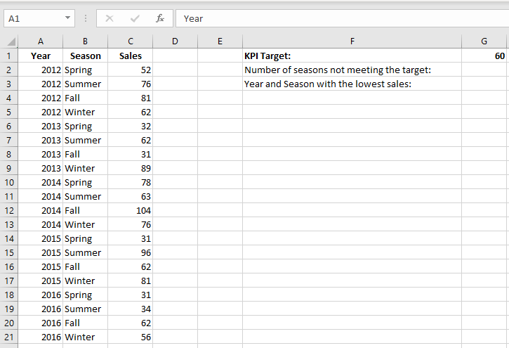 Excel VBA Programming Language Instructions You will design the following macros. Make