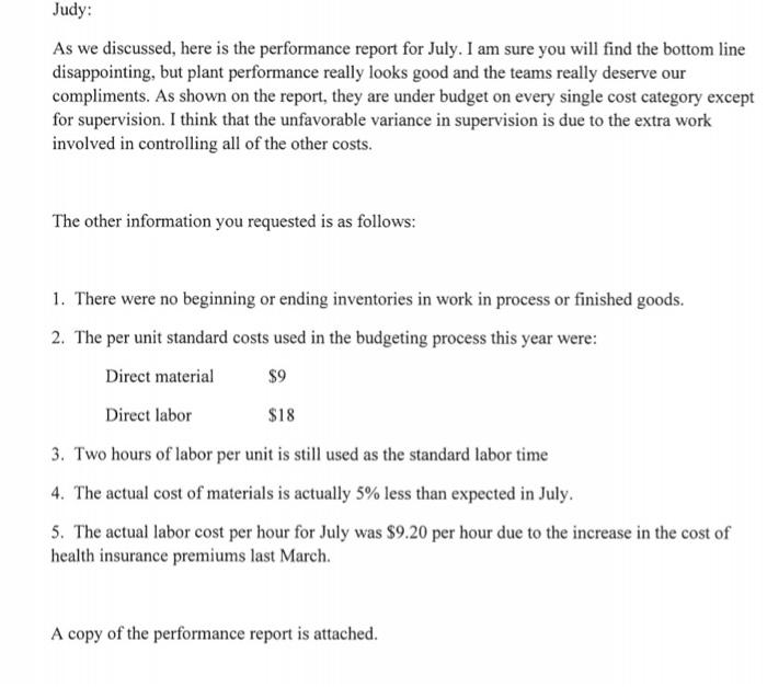 the budget, what was the total expected cost per unit if all