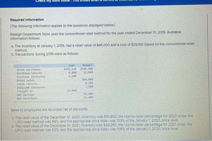 li minus slgn.) Answer is complete but not entirely correct. Cost Retail
