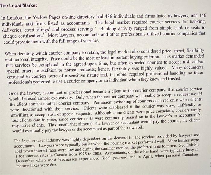 Identification of the issues/problem definition - Executive summary - Competitive analysis -