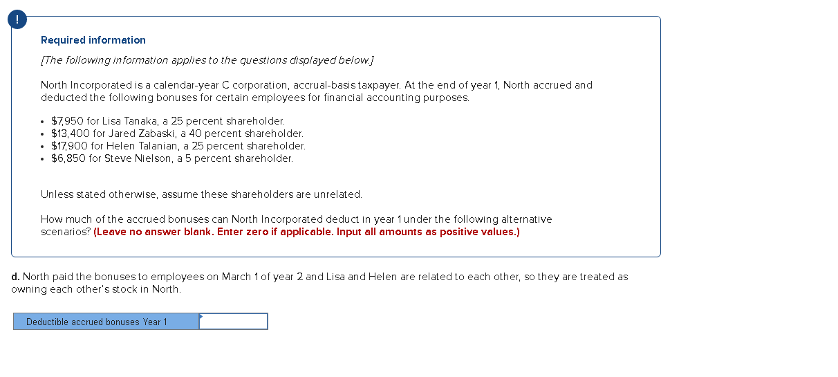 I need help with this question ASAP ! Required information {The following