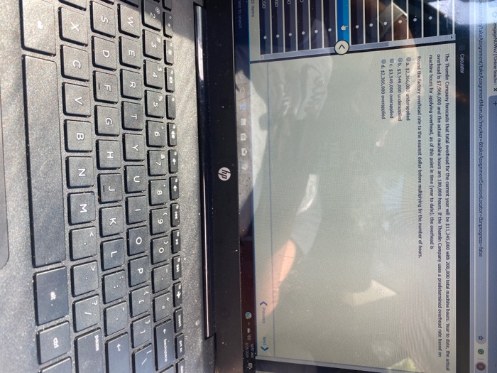  takeAssignment/takeAssignment Main.doinvoker=&takeAssignmentSessionLocator=inprogress false Chico The Thomlin Company forecasts that total overhead