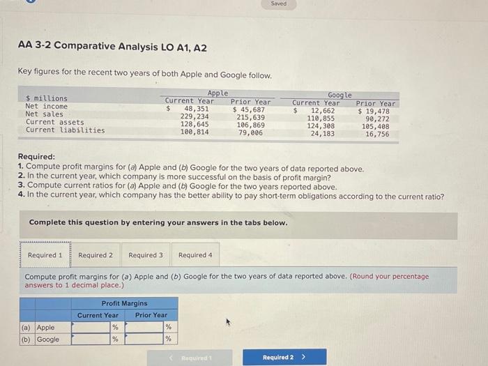 AA 3-2 Compartive Analysis LO A1,A2 Saved AA 3-2 Comparative Analysis LO