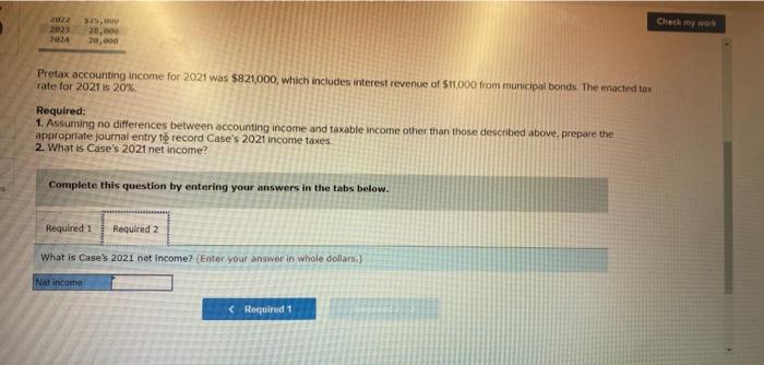 in the year of the sale. For tax purposes, installment income is