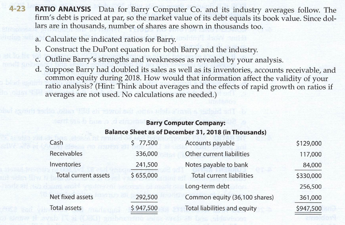 Type or paste question here What is the Barry for EV/EBITDA? How