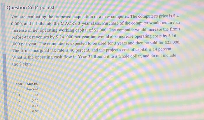 please answer asap!! in a tume crunch! will rate thumbs up! Question