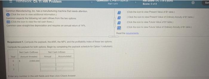 Value of State Click the icon to view Present Value of Ordinary