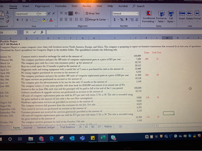  Home Insert Page Layout Formulas Data Review View Help Acrobat Search