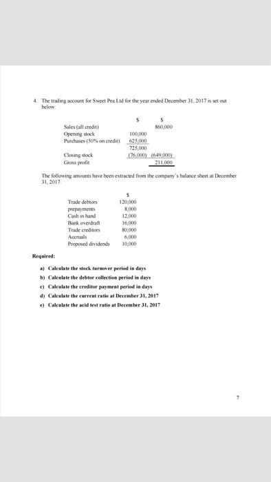 Net purchases less Closing stock Gross profit Net operating expenses PBIT less