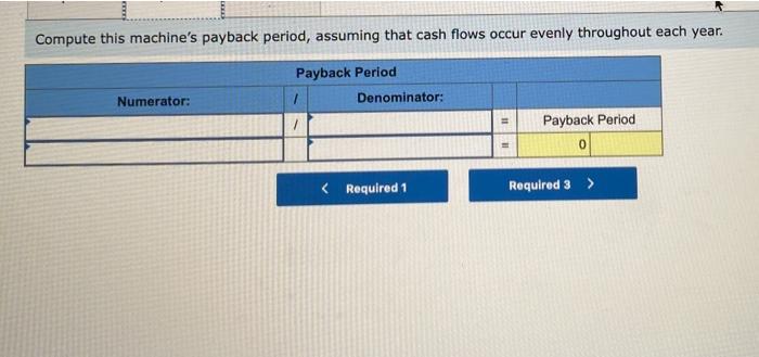 company needs to buy a new machine at a $511,000 cost with