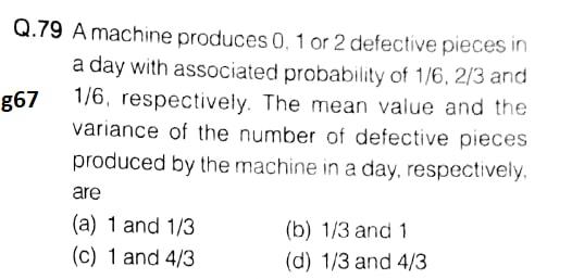 I need the answer as soon as possible g67 Q.79 A machine