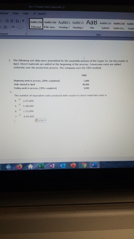  Vev Vcrosoft Word Documen: 21 Help Review E View 21 Search