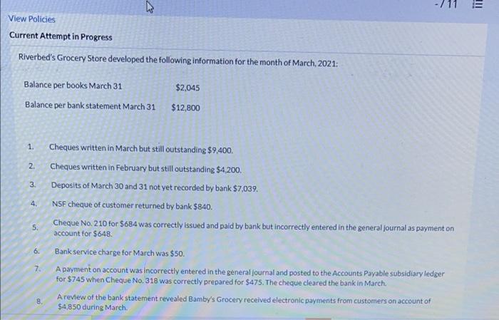  -)!! IT View Policies Current Attempt in Progress Riverbed's Grocery Store