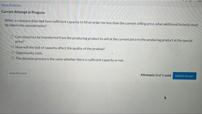 26 View Policies Current Attempt in Progress When a company does not