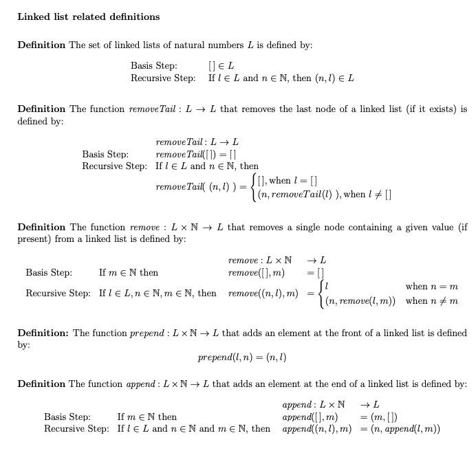 used to build the specifications for programs, libraries, and data structures (API)