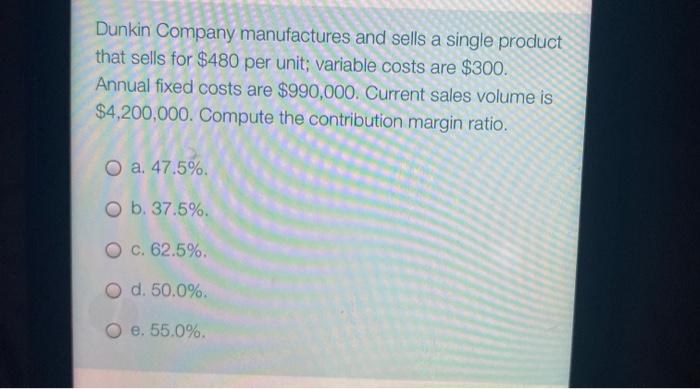with other analytical tools. O b. Is the percent of each sales