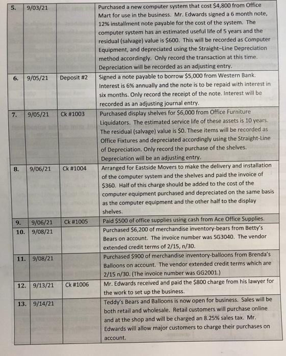 Financial Statements make sure all the assignments have been corrected in your