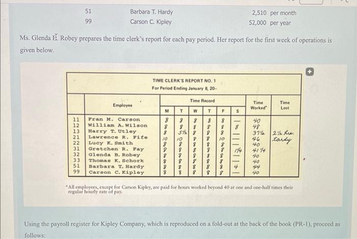 succeeding chapters, you will gain experience in computing wages and salaries and