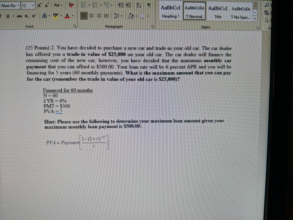 New Ro - 12 A A Aa BY AL AaBbCcI AaBbCcDc