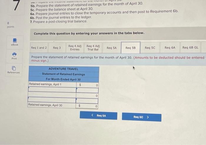 The following transactions occurred during the company's first month April 1 Nozomi