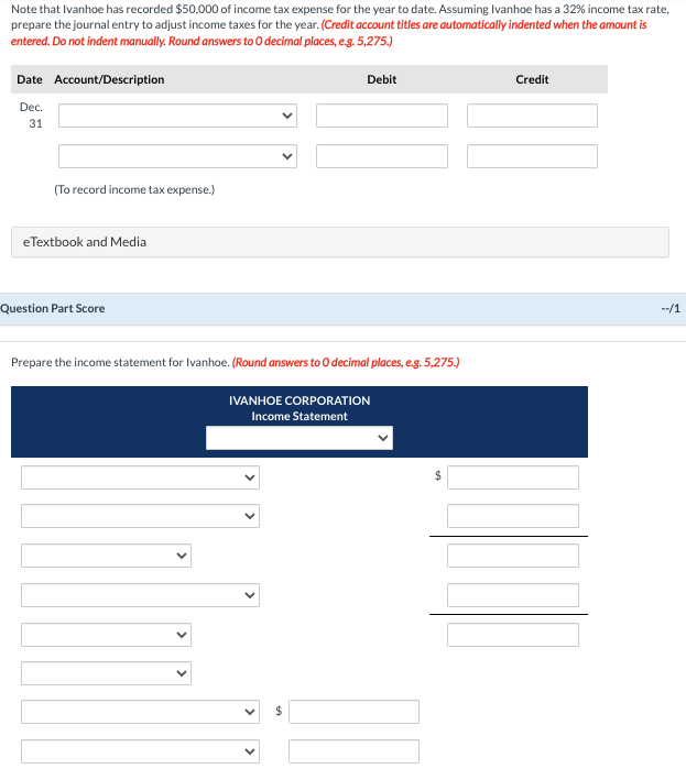 Equipment Accumulated depreciation-equipment Accounts payable Income tax payable Bonds payable (6%, due