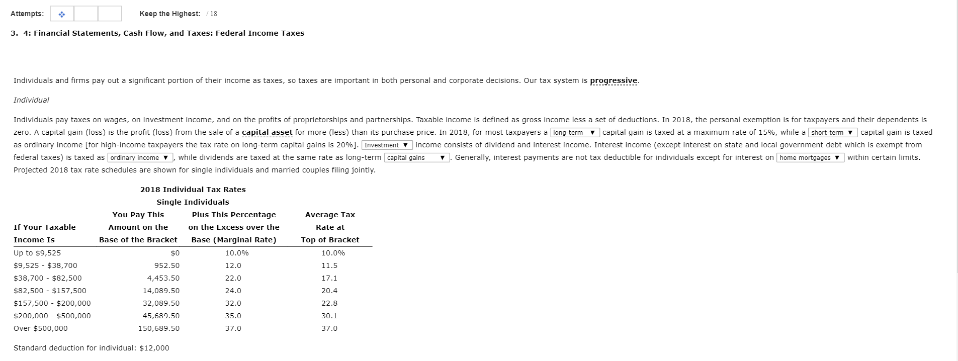  Please answer this question THANKS Attempts: Keep the Highest: /18 3.
