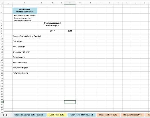 information provided in the scenario. Using your review of the scenario, develop