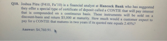 work Managerial Finance 410 Spreadsheet Assignment #1 Instructions: You are to use