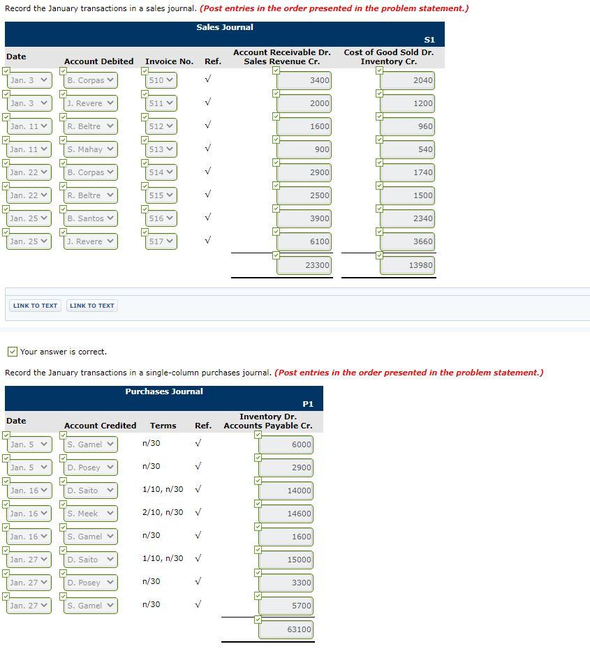 are asked so it's easy to read. Accounting Cycle Review 7-01 a1-f2