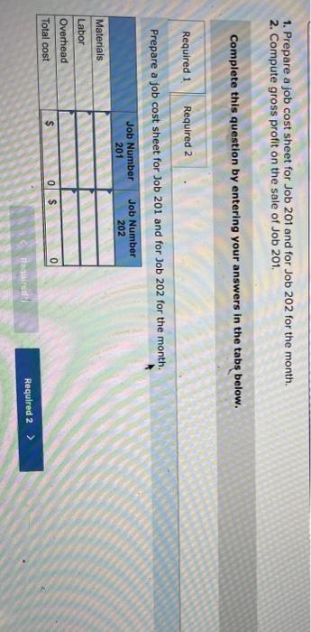 record indirect materials used 4. Record direct labor used 5. Record indirect
