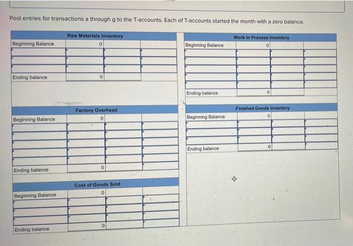 8. record the sale of job 201 on credit 9. record the
