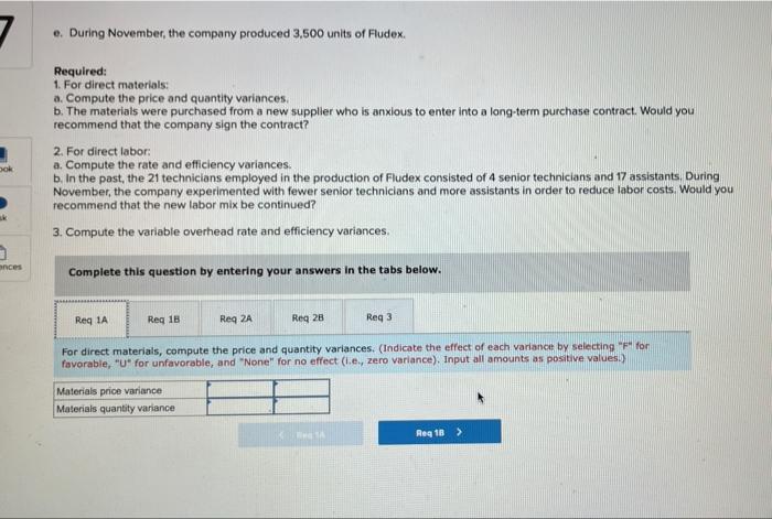 incorporated, produces various chemical compounds for Industrial use. One compound, called Fludex,