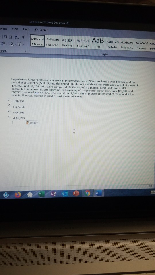 New Microsoft Word Document 21 eview View Help Search AaBb Da