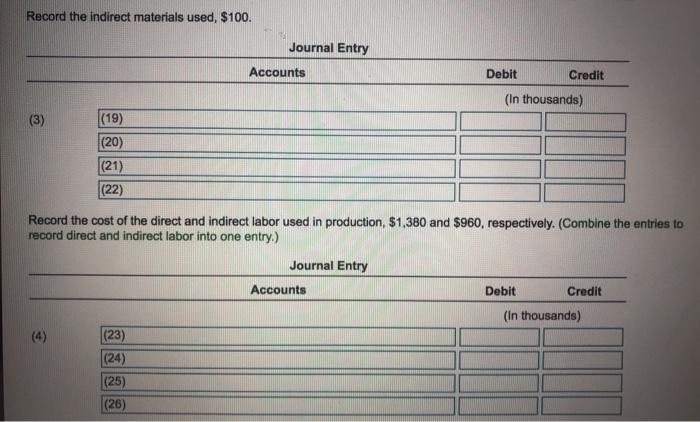 various production departments 960 Depreciation on building and manufacturing equipment Miscellaneous manufacturing