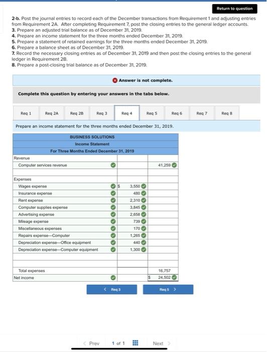 Retained earnings 319 Dividends 5,800 403 Computer services revenue 35,484 612 Depreciation