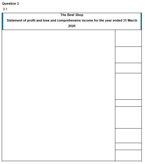 extract of a pre-adjustment trial balance pertains to The Best Shop for